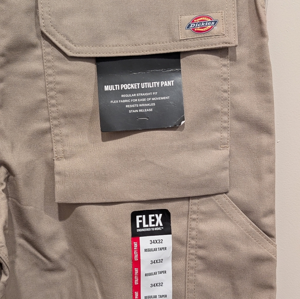 Dickies Men's Multi-Pocket Utility Work Pants 34x32 NWT - Picture 4 of 8